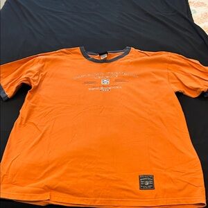 NFL Orange and Gray Men's Short Sleeve Tee